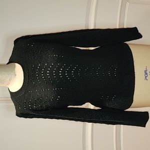 Black chunky sweater